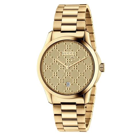 reloj gucci gold color|reloj Gucci elegante.